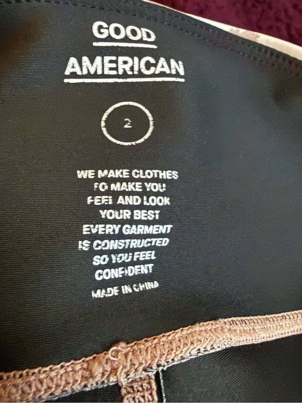 GOOD AMERICAN MIXED ANIMAL PRINT LEGGINGS PINK SIZE 2 - Picture 5 of 7